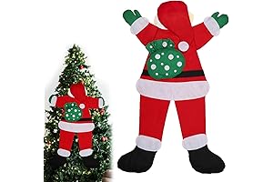 54.4in Christmas Hanging Santa Claus with Hat and Bag Decoration