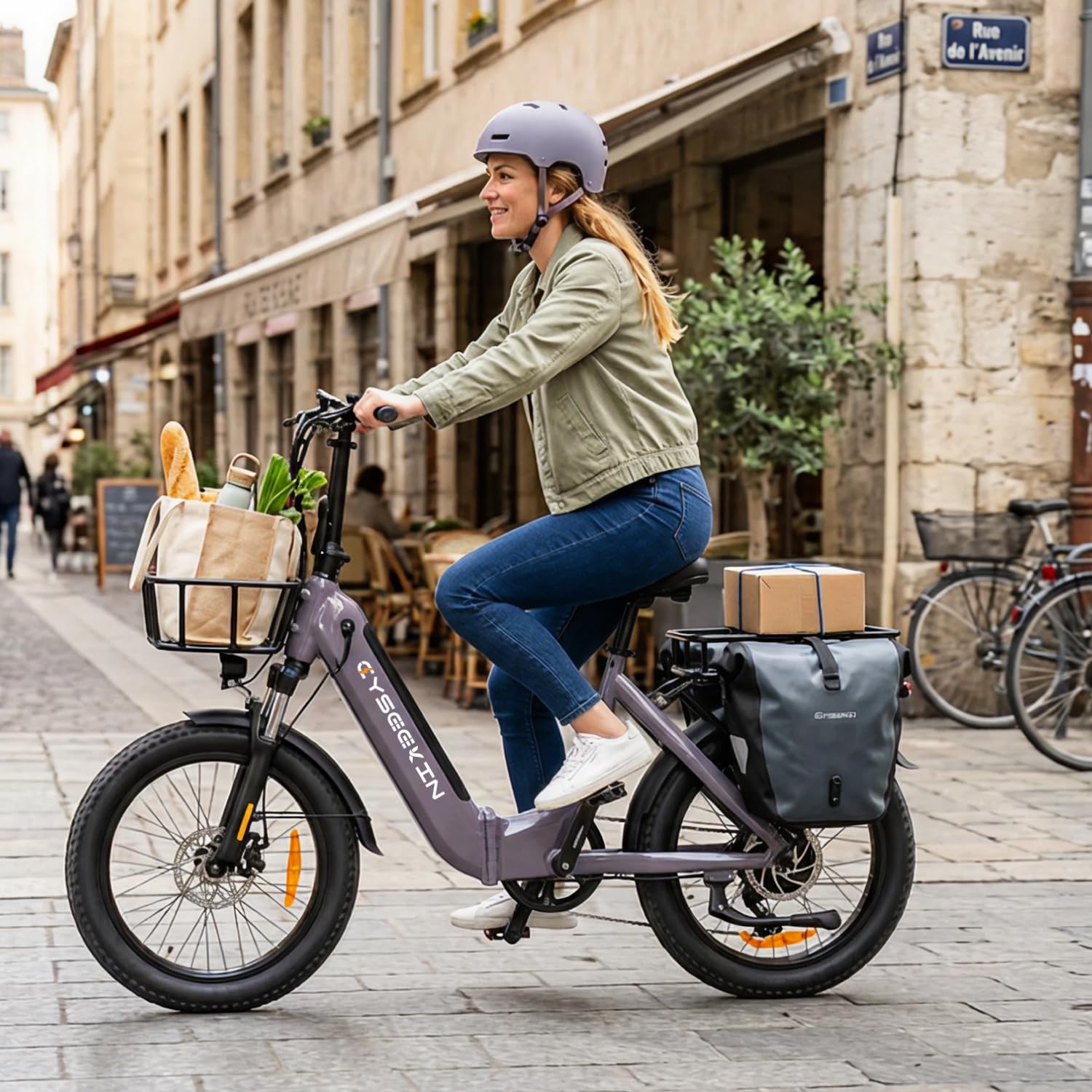 Fahrradkorb Hinten - Stabiler Hinterträger Tragkraft bis zu 30 kg, für C20 Fahrrad E-Bike Elektrofahrrad