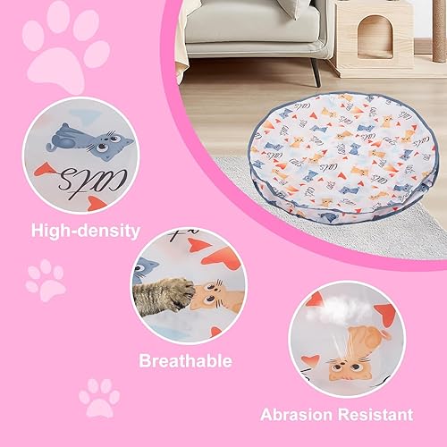 Miniatura 4 de Pelota de juguete interactiva para gatos, rodante rápido, juguetes automáticos para gatos activados por movimiento, sonido de pájaro simulado,