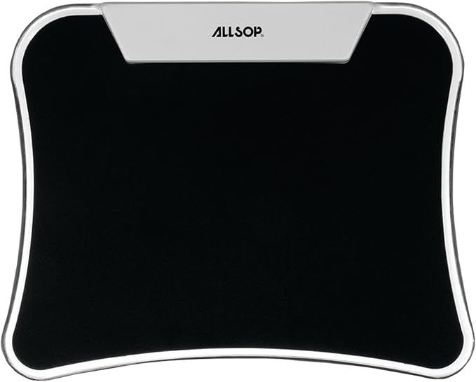 Allsop LED Mouse Pad with 4 Port USB Hub Black (30865
