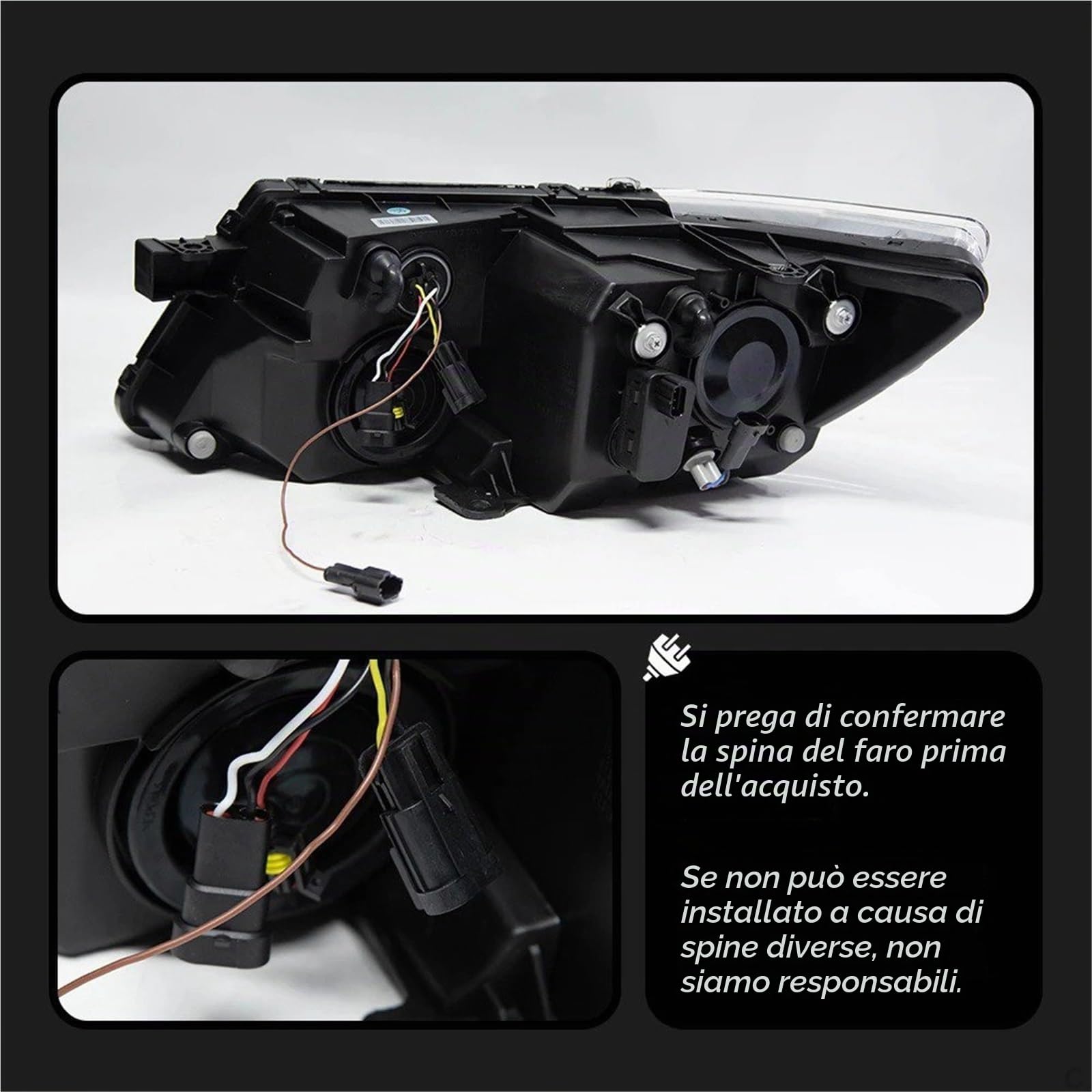 Faro Anteriore Per Dodge Per JCUV Per Journey Per Freemont 2009-2016 Fari Anteriori Per Auto LED DRL Angel Eye Bi Xenon Beam Gruppo Fari Anteriori