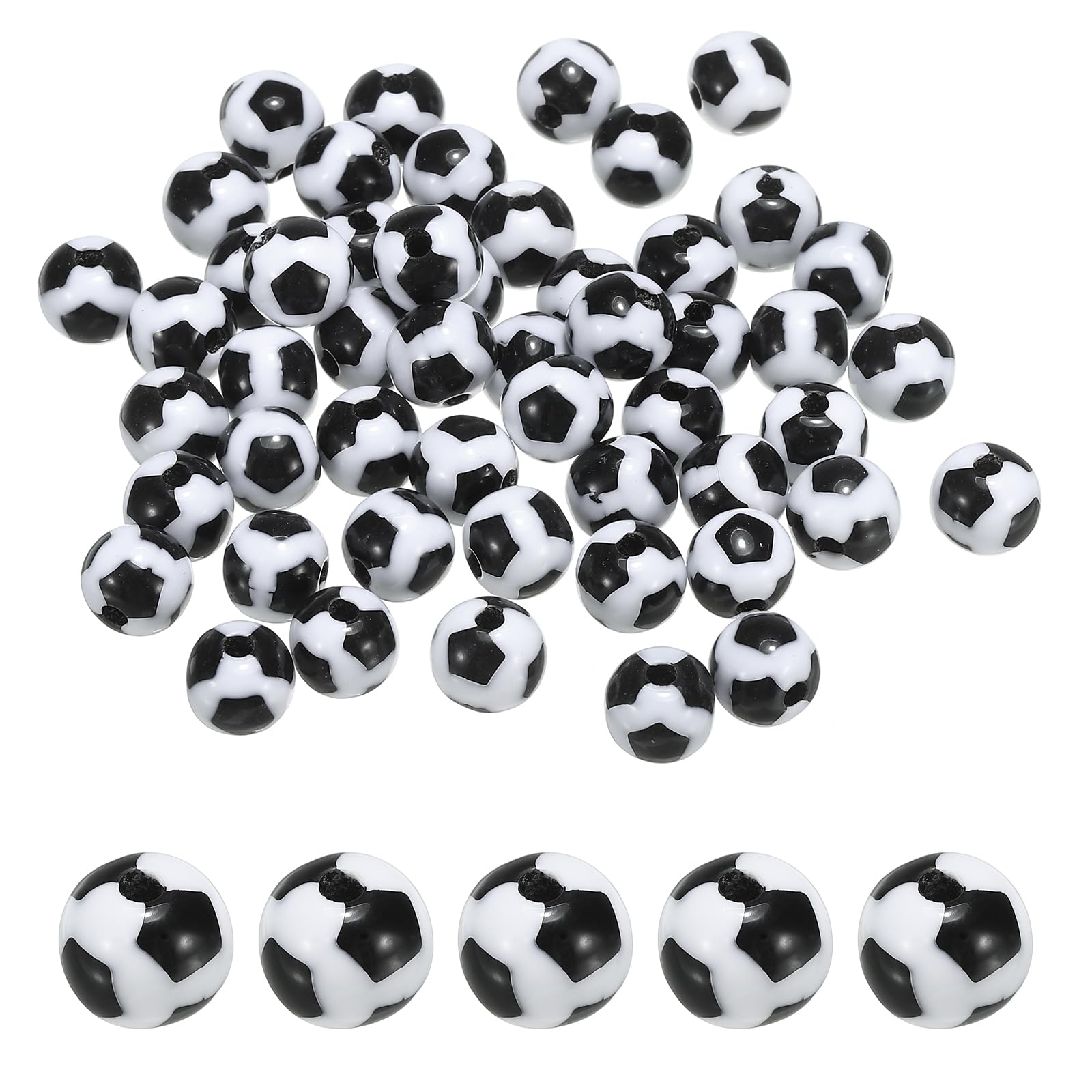 PATIKIL 10mm Sports Ball Beads