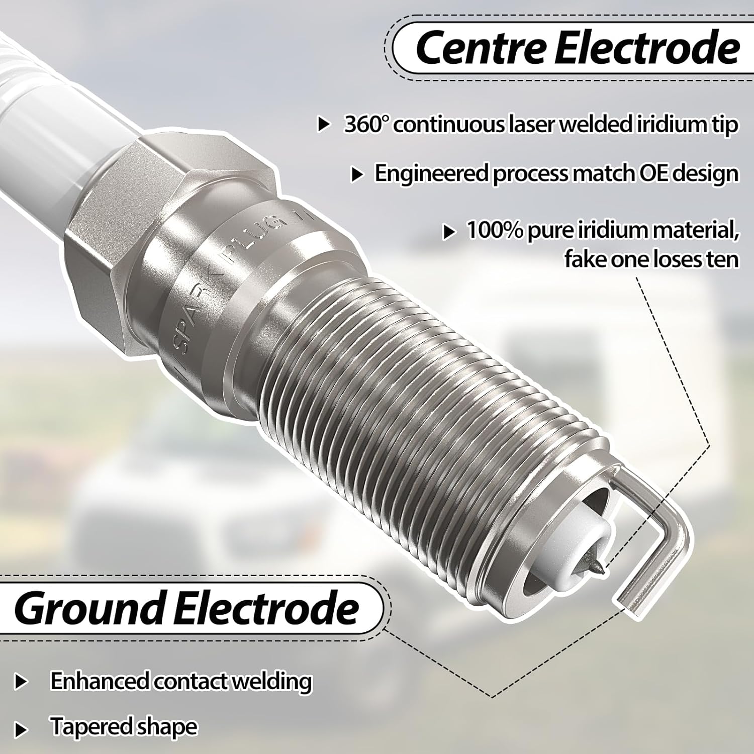 1PZ JE2-KB4 Set of 6 Ignition Coil Pack and Iridium Spark Plugs UF646 Compatible with Ford Lincoln F-150 Explorer Expedition Flex Police Interceptor Transit 150 250 350 MKS MKT Navigator 3.5L