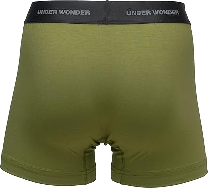 Amazon | [アンダーワンダー] ベーシック無地レーヨンボクサーパンツ