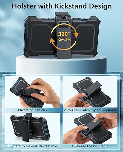 Miniatura 8 de FNTCASE for iPhone 11-Pro Protective Case Military Grade Drop Proof Protection Rugged 11Pro Cell Phone Cover with Belt Clip Holster Kickstand &