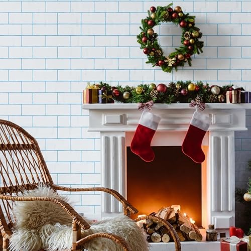 Vista 40 de Chuangdi 2 piezas de telón de fondo de pared de piedra de 4.5 x 9 pies, cortinas de pared de piedra para puerta, mantel extraíble para fotos