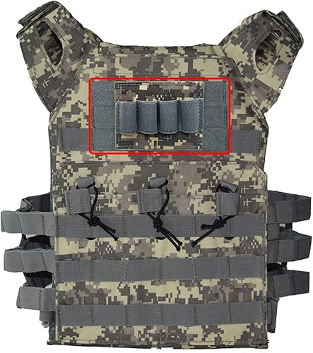 Miniatura 9 de 2 soportes tácticos para batería  Linterna táctica militar elástica, soporte para batería de bala, estuche organizador de bolígrafos, bolsa de