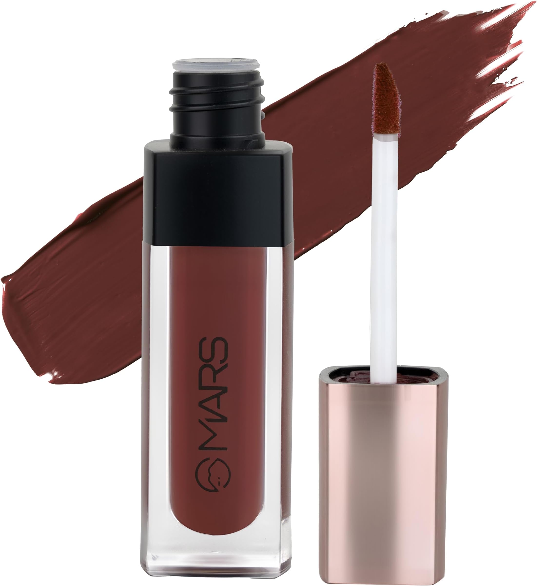 MARS Popstar Non-Drying Liquid Mousse Lipstick for Women with Matte Finish | Lightweight and Non-Sticky Formula | Up to 12 Hour Long Lasting | Transferproof & Waterproof (6.0ml) (03-Chorus Girl)