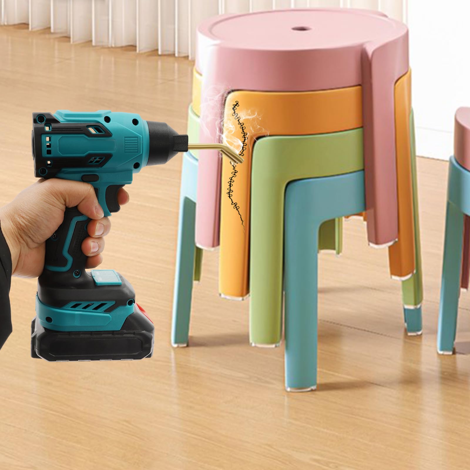 Soldadora de plástico para reparación de grietas de parachoques de coche, soldadora de plástico inalámbrica, soldadora manual para soldadura de plástico, máquina de reparación para parachoques de