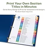 Avery Table of Contents Dividers, 1-31 Tab, Multicolor, 1 Set – view 5