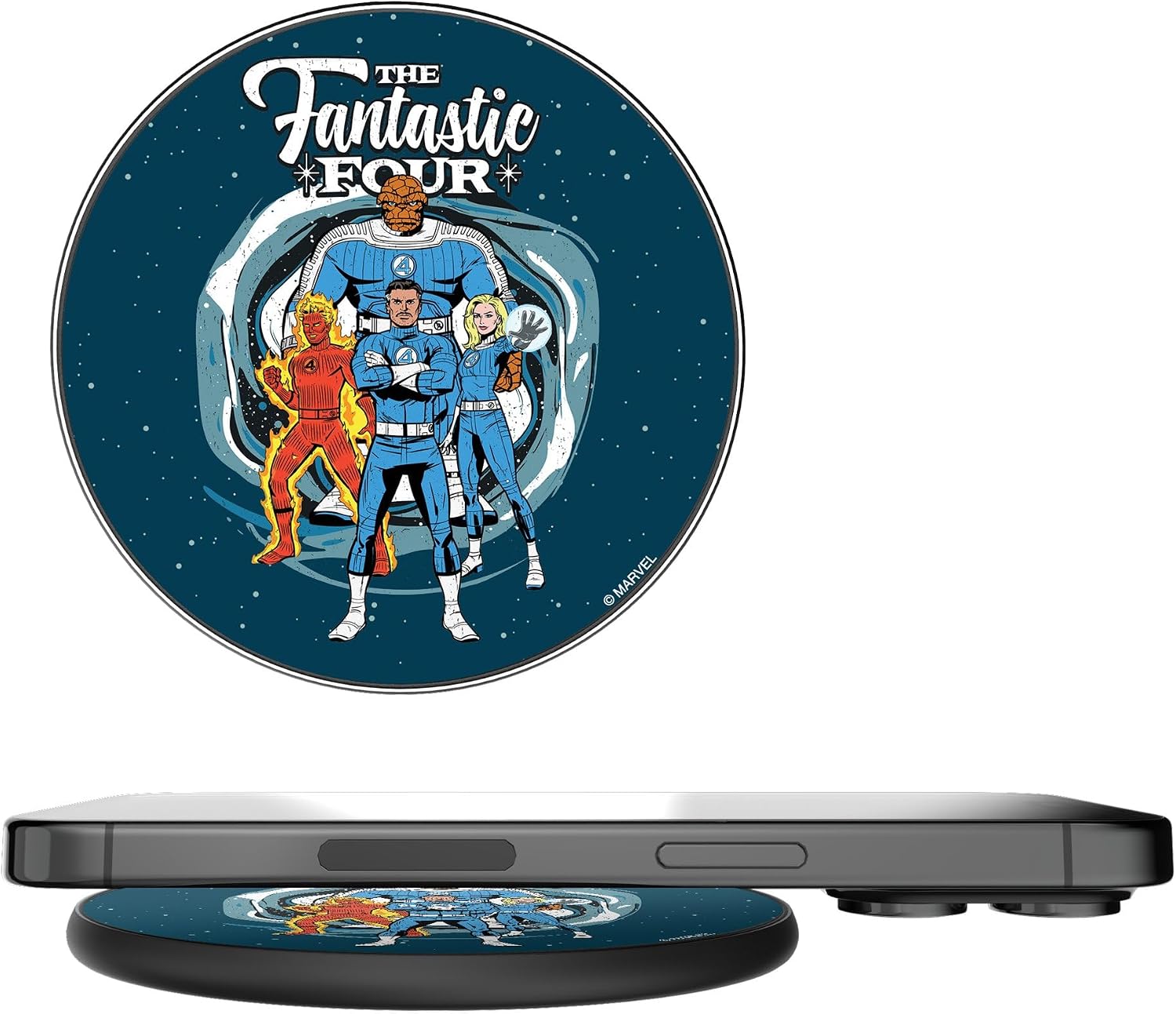 Marvel Fantastic Four Badge 15-Watt Wireless Charger