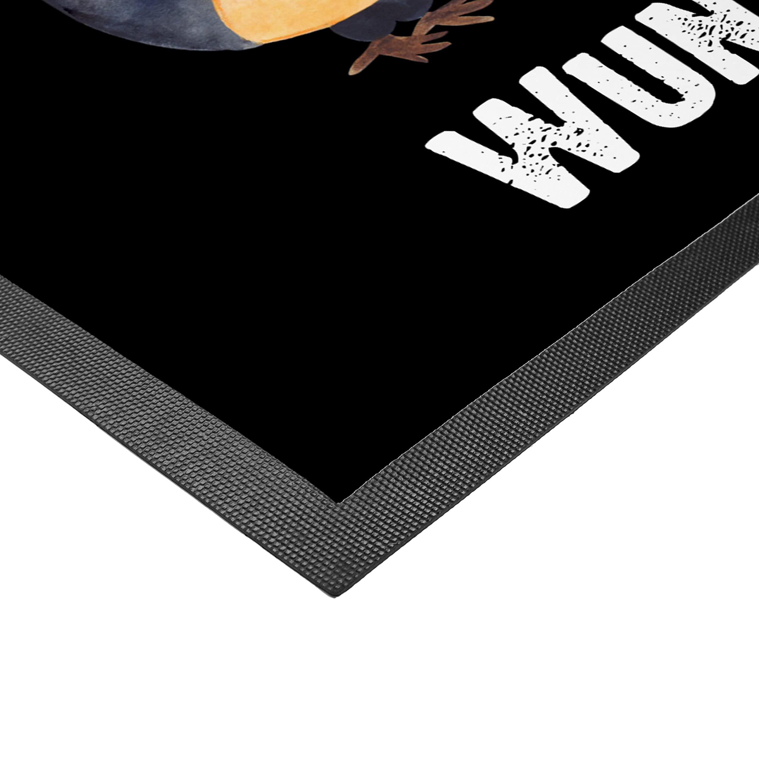 Mr. & Mrs. Panda Fußmatte personalisierbar Pinguin Liebe 40 x 60 cm - Personalisierte Geschenke, Fussmatte, Vertraut, Freundin, Pinguine, Geschenkidee, mit Namen, Geschenk, Türmatte, personalisiert