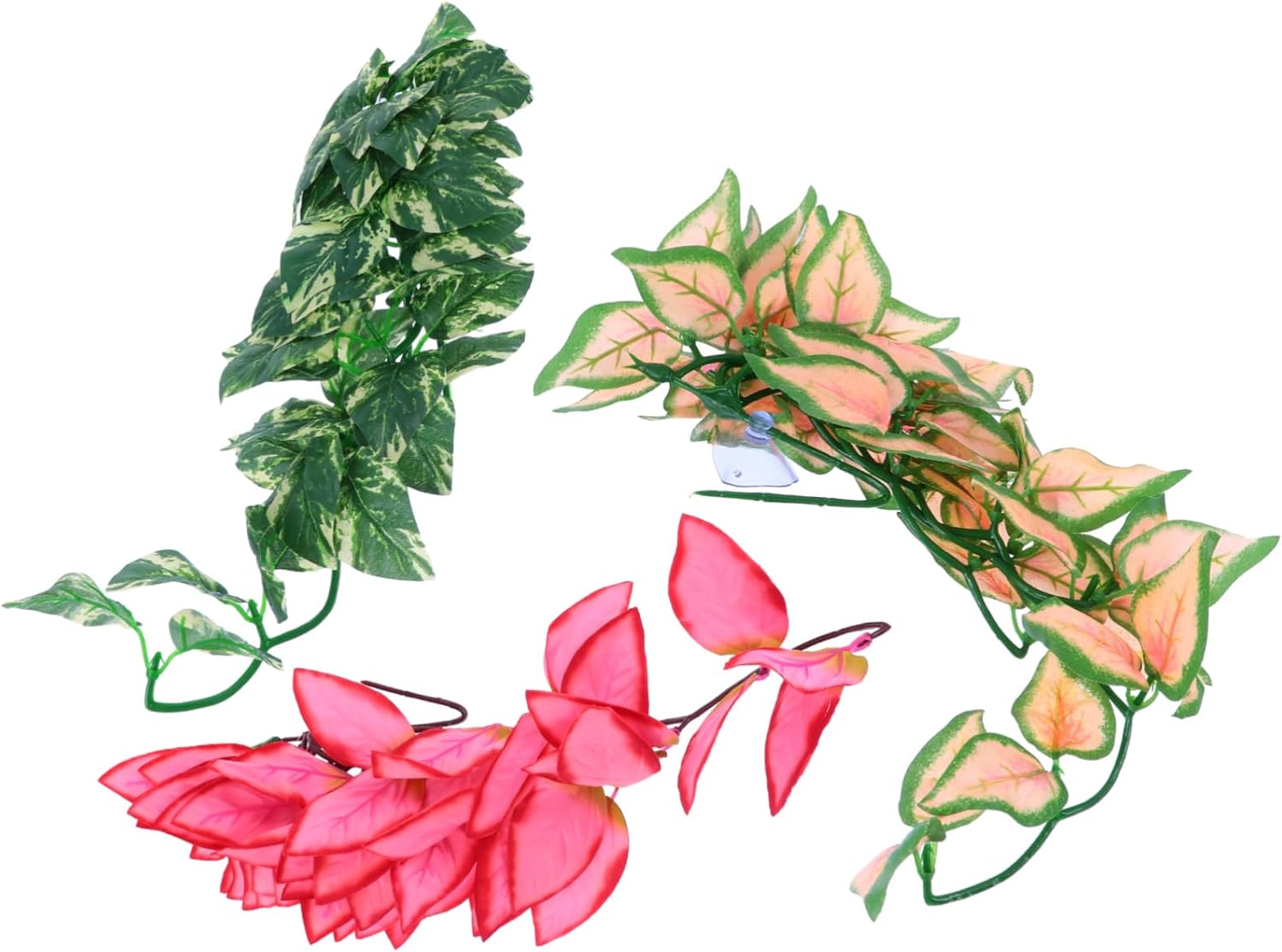 DOITOOL 6pcs Bendable Vine Artificial Jungle Vines for Reptile Habitats Realistic Simulation Plant Rattan for Lizards and Geckos Flexible Climbing Plants for Terrariums