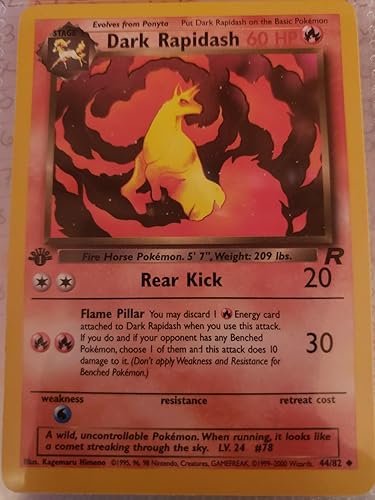 Pokémon - Dark Rapidash (44) - Team Rocket