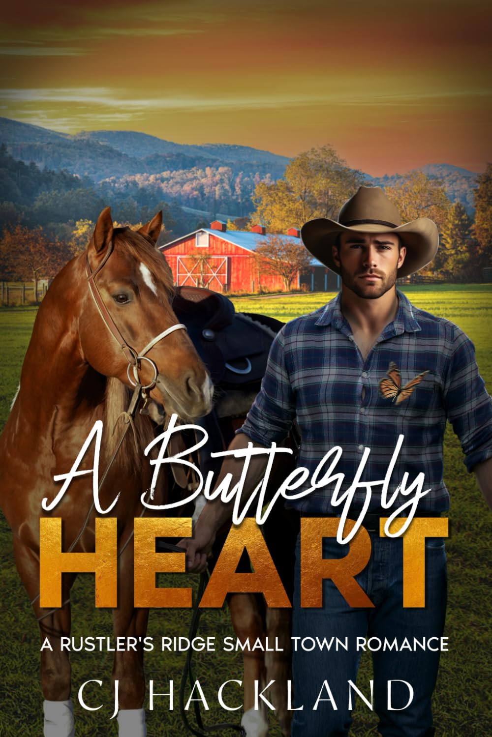 A Butterfly Heart: A heartwarming, closed-door romance set in the heart of Rustler’s Ridge. (Rustler's Ridge Small Town Romance)