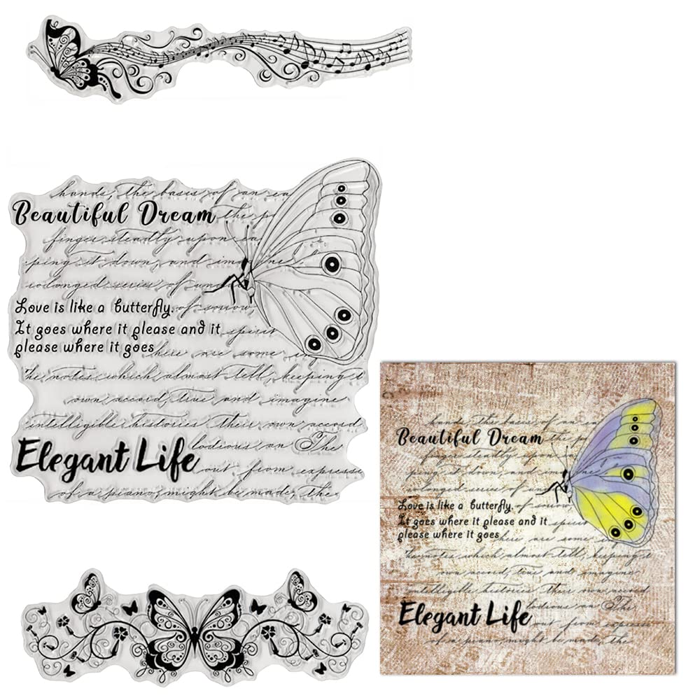Butterfly Stamps for Scrapbooking & Card Making -1