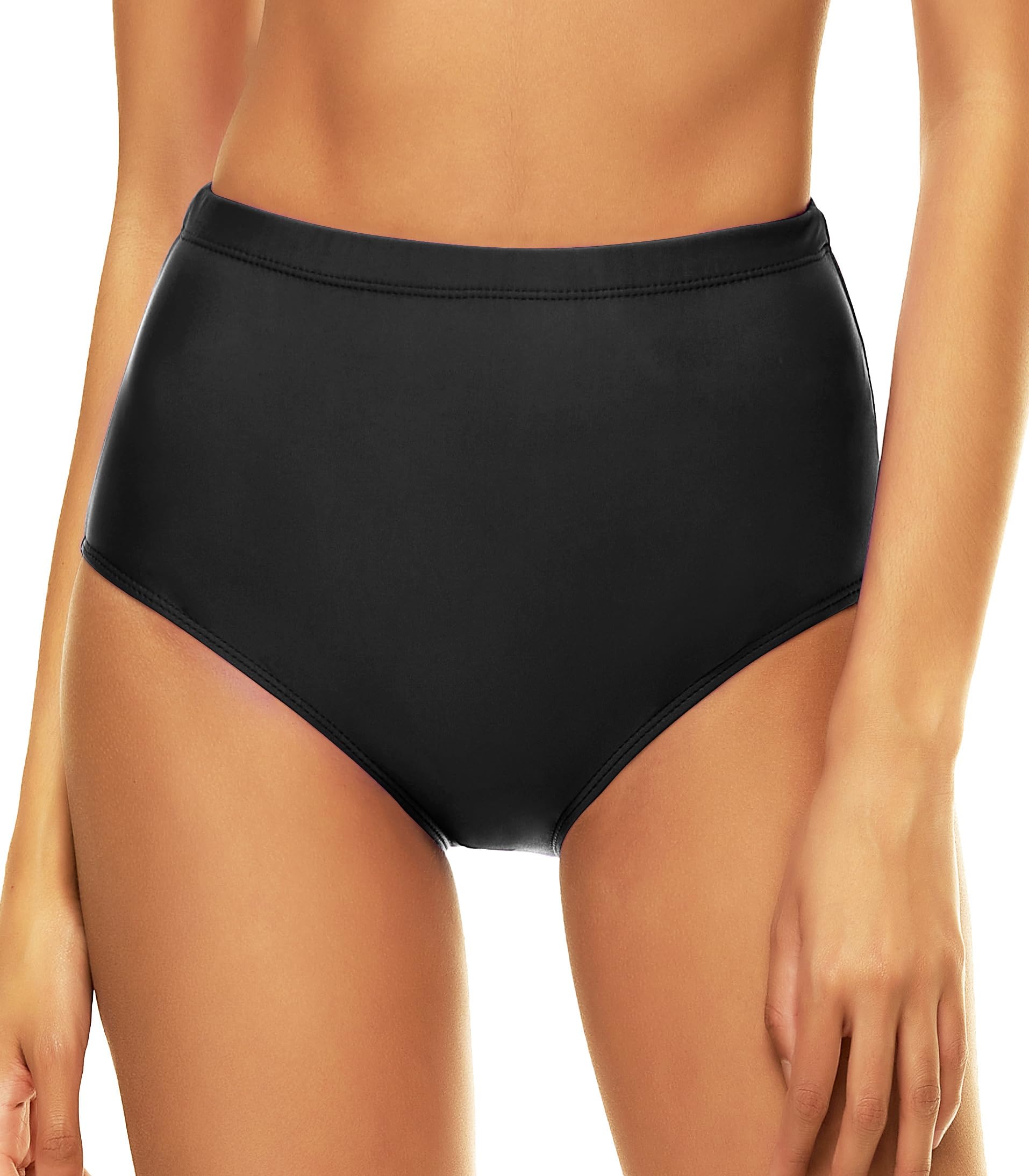 Bellecarrie Maillot de Bain Taille Haute pour Femme - Bas de Bain - Couverture complète - Bas de Maillot de Bain - Slip de Danse