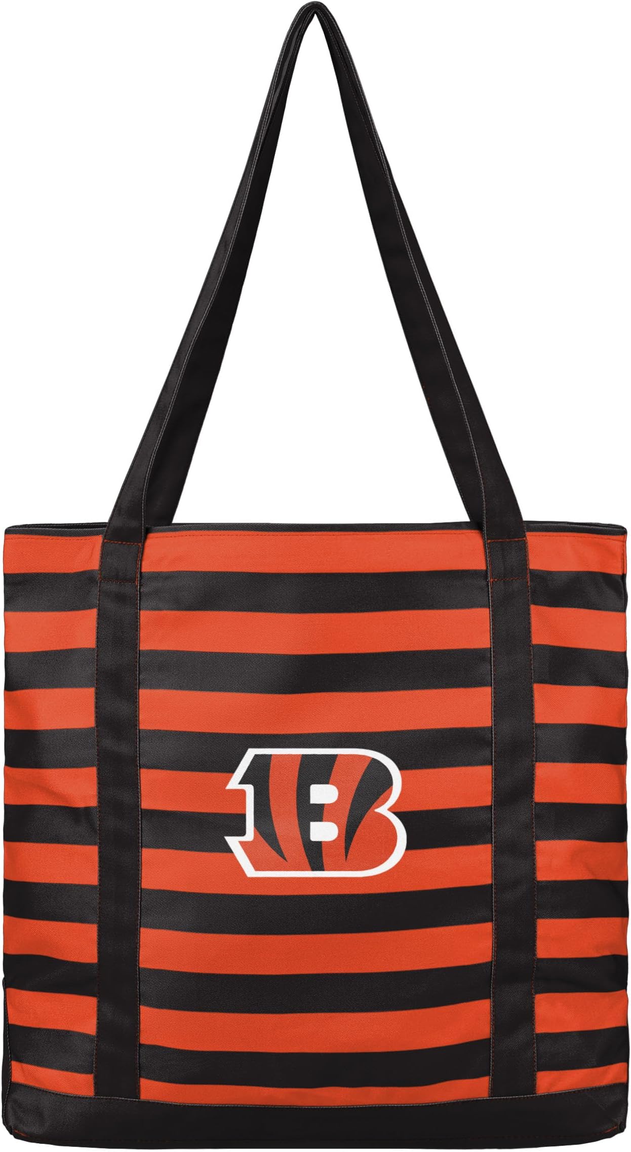 NFL Team Logo Stripe Canvas Tote Bag