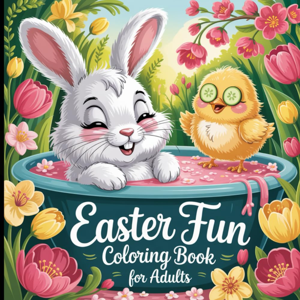 Easter Fun Coloring Book for Adults