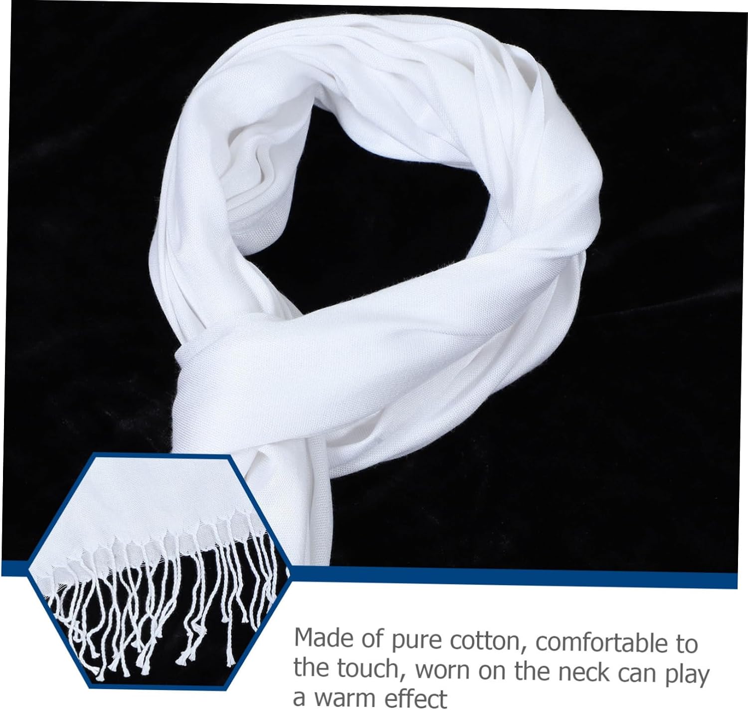 2pcs Cotton Graffiti Scarf Breathable Tie-dye Accessory for Crafts Natural Material Lightweight and Scarf for Everyday Wear