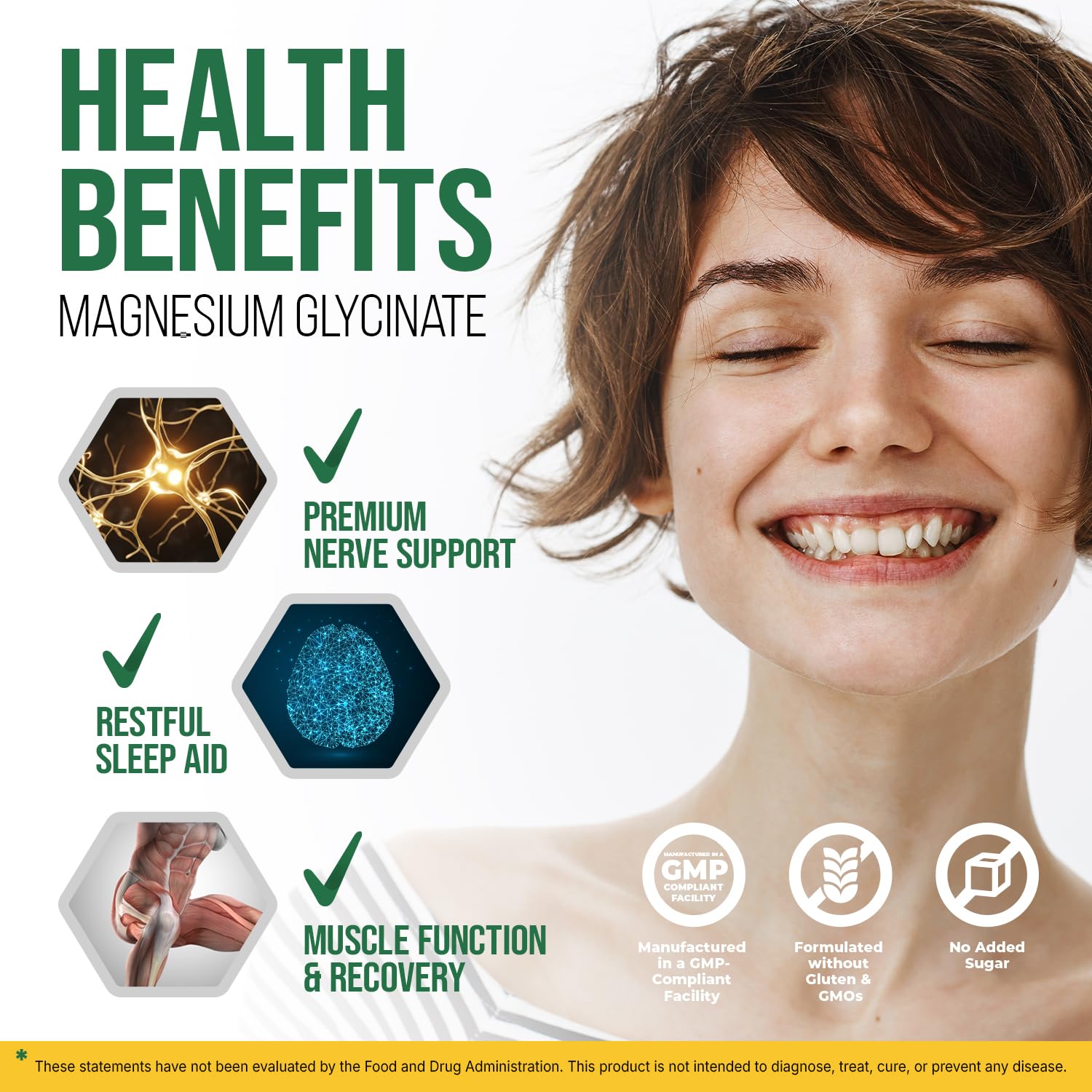 Magnesium Glycinate 500mg Liquid Drops – High Absorption Liquid Magnesium Supplement for Sleep, Calm & Muscle Recovery – Sugar-Free, Vegan, Pineapple Flavor, 60 mL — Amazon image 5
