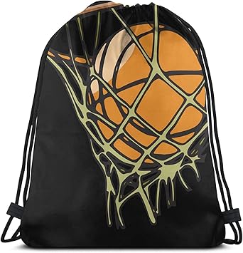 basketball drawstring bag