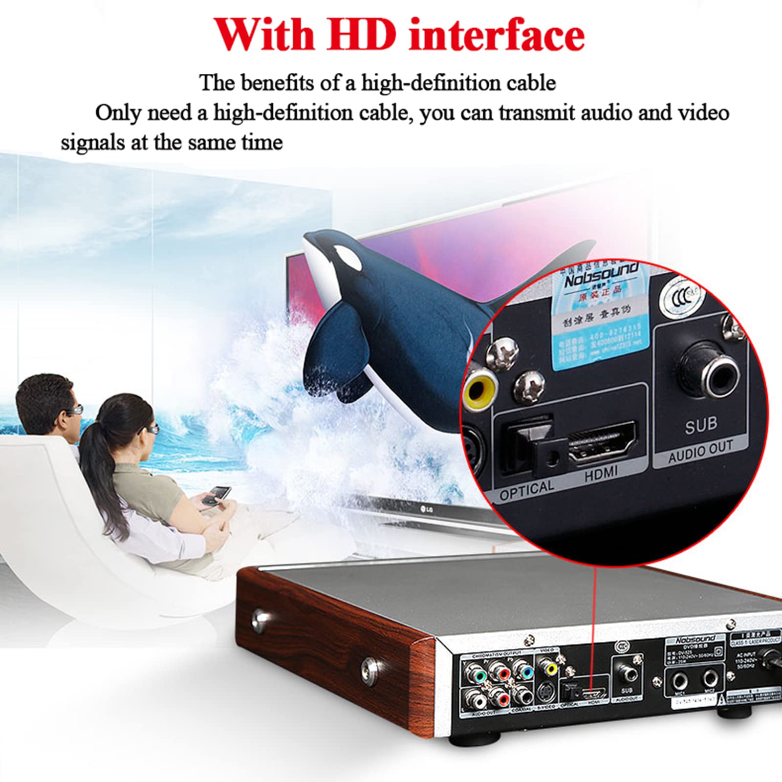 Odtwarzacz DVD 5.1 dźwięk, odtwarzacz HD dla dzieci domowych, wyświetlacz LED przenośny odtwarzacz USB CD MP3 dla wszystkich regionów