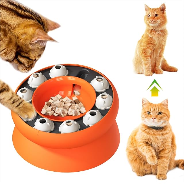 Foto 7 de 7 de M&Catree Juguetes Interactivos de Alimentación Lenta para la Mayoría de Los Perros Gatos, Juguete…