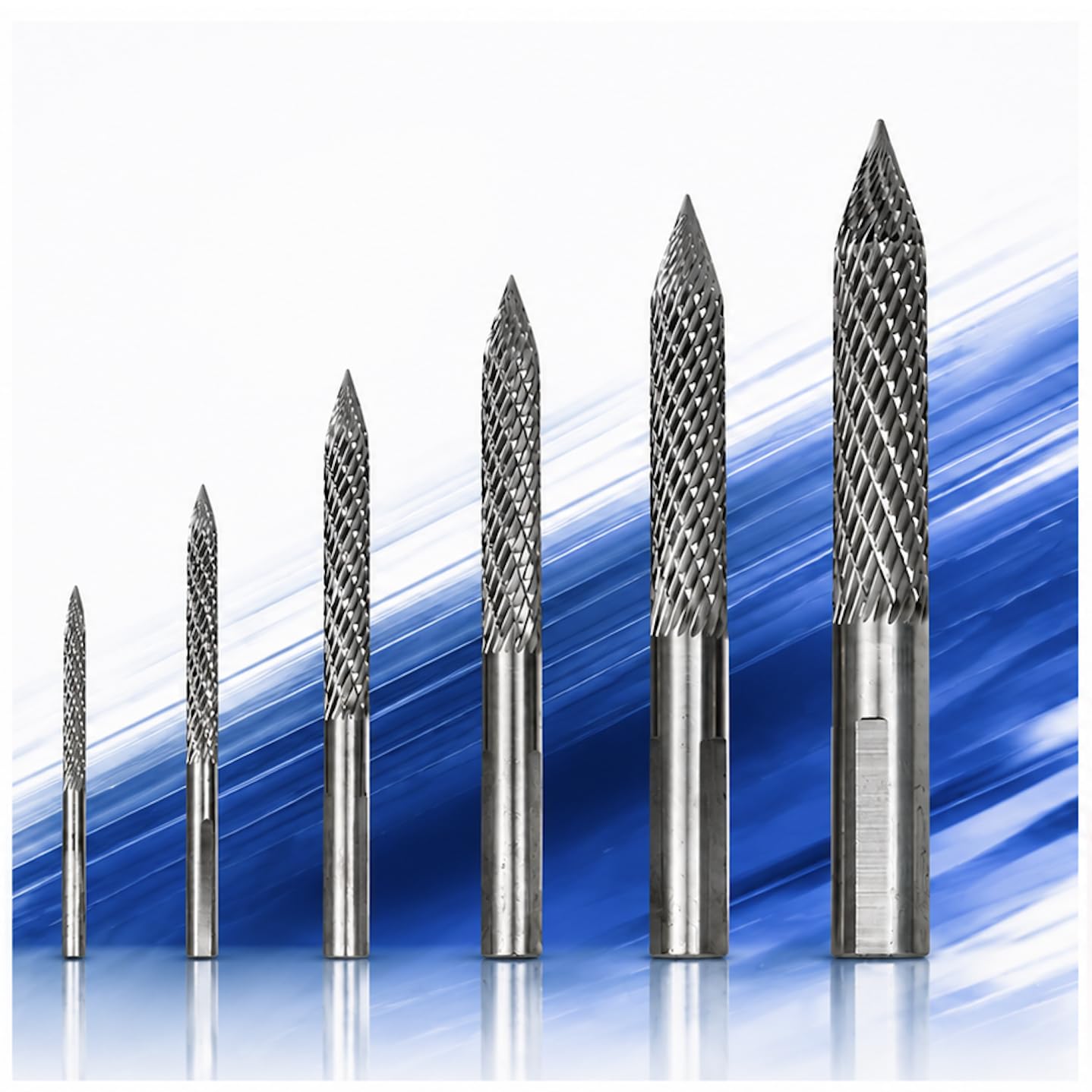 3 sztuki wierteł naprawczych do opon z twardego metalu i stali wolframowej z ogranicznikiem grzyba, pneumatyczne narzędzia do naprawy opon, 3/4,5/6 mm lub 8/10/12 mm (twardy metal, 8/10/12 mm)
