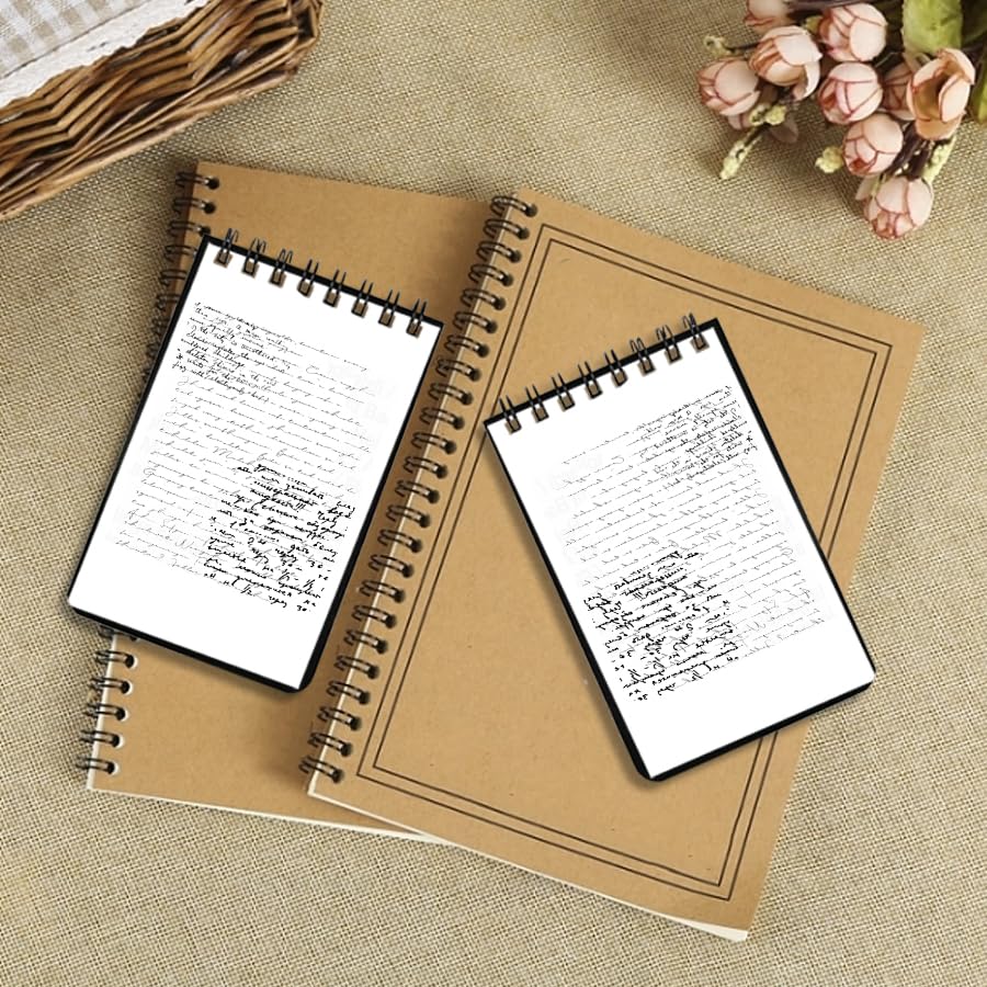 Paquete de 50 cuadernos de bolsillo pequeños de 3 x 5 pulgadas, mini bloc de notas en espiral, bloc de notas pequeño, bloc de notas pequeño a granel, cuaderno de espiral pequeño para el