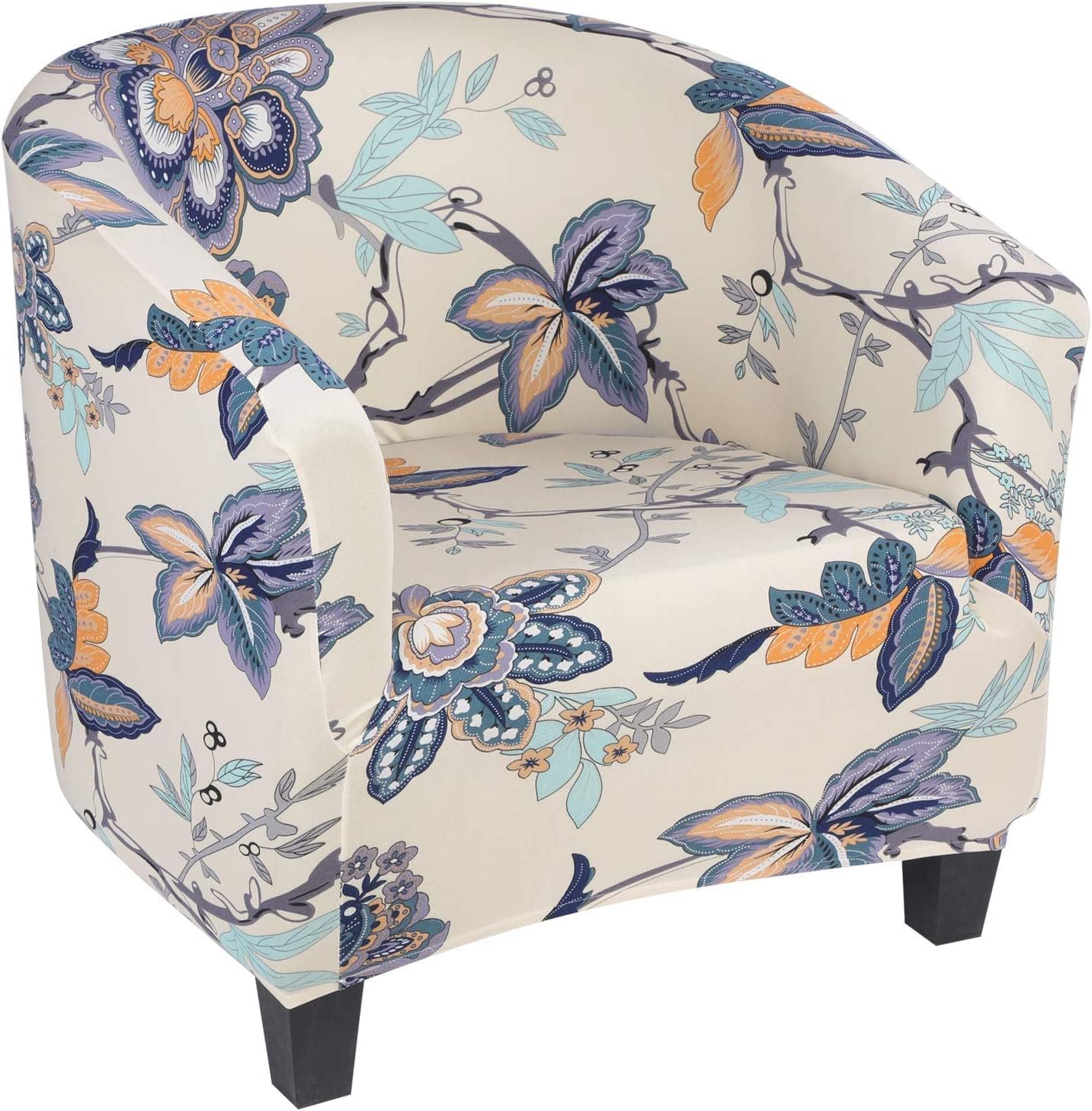 uyeoco Tub Chair Cover, Club Chair Slipcover Removable Armchair Chair