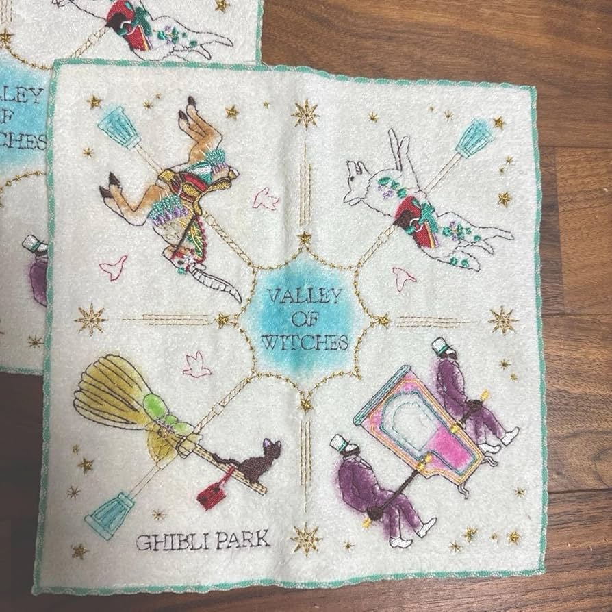 【新品未開封】ジブリパーク限定 魔女の谷　フードタオル ・ラップタオル 計2枚 新品未開封】ジブリパーク限定 魔女の谷 フードタオル ・ラップ
