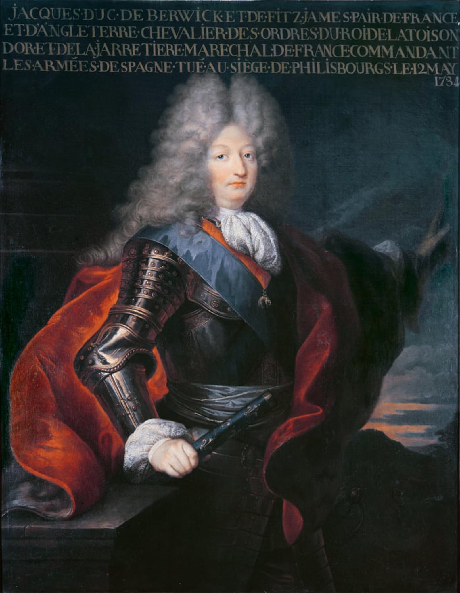 SERENDIPITP Aesthetic Poster Photo Wall Print Retro Picture Stuart Fitz St of Berwick by Hyacinthe Rigaud Modern Wall Artwork for Home Decor 60x90cm