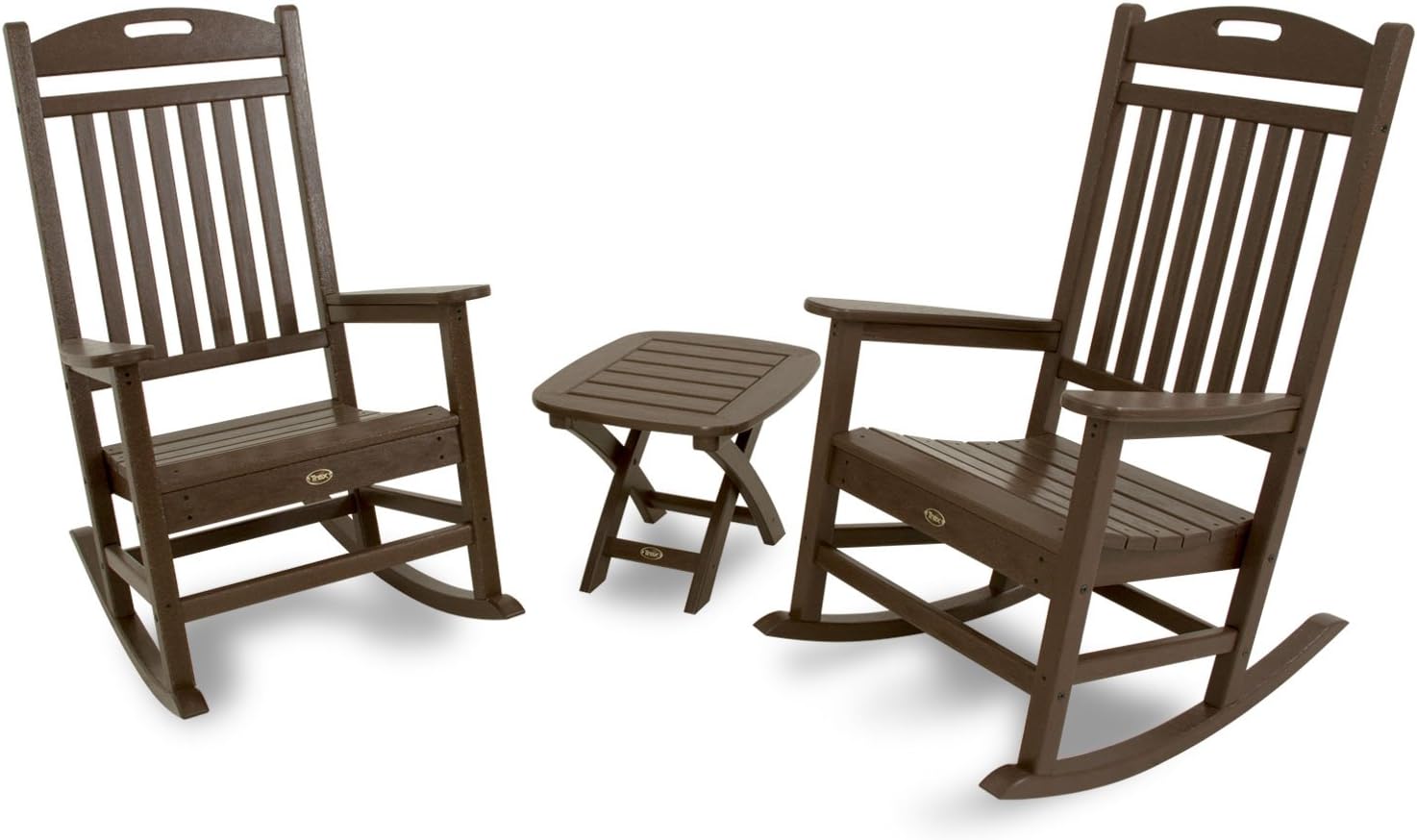 Trex Outdoor Furniture by Polywood Yacht Club Rocker Chair, Vintage Lantern (TXR100VL)