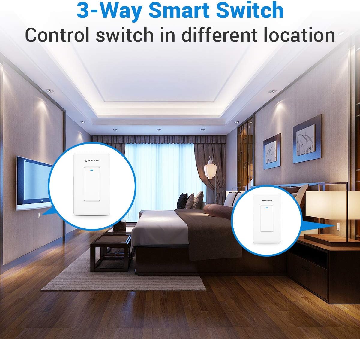 Suреr Chеар 🛒 Smart Light Switch 3 Way Alexa Light Switch Neutral Wire Required 2.4Ghz WiFi Light Switch Compatible with Google Home Echo dot IFTTT YuaDon Smart Wall Switch Voice Control No Hub Required 4 Pack Nеw Prоduсt Smart Light Switch 3 Way Alexa Light Switch Neutral Wire Required 2.4Ghz WiFi Light Switch Compatible with Google Home Echo dot IFTTT YuaDon Smart Wall Switch Voice Control No Hub Required 4 Pack