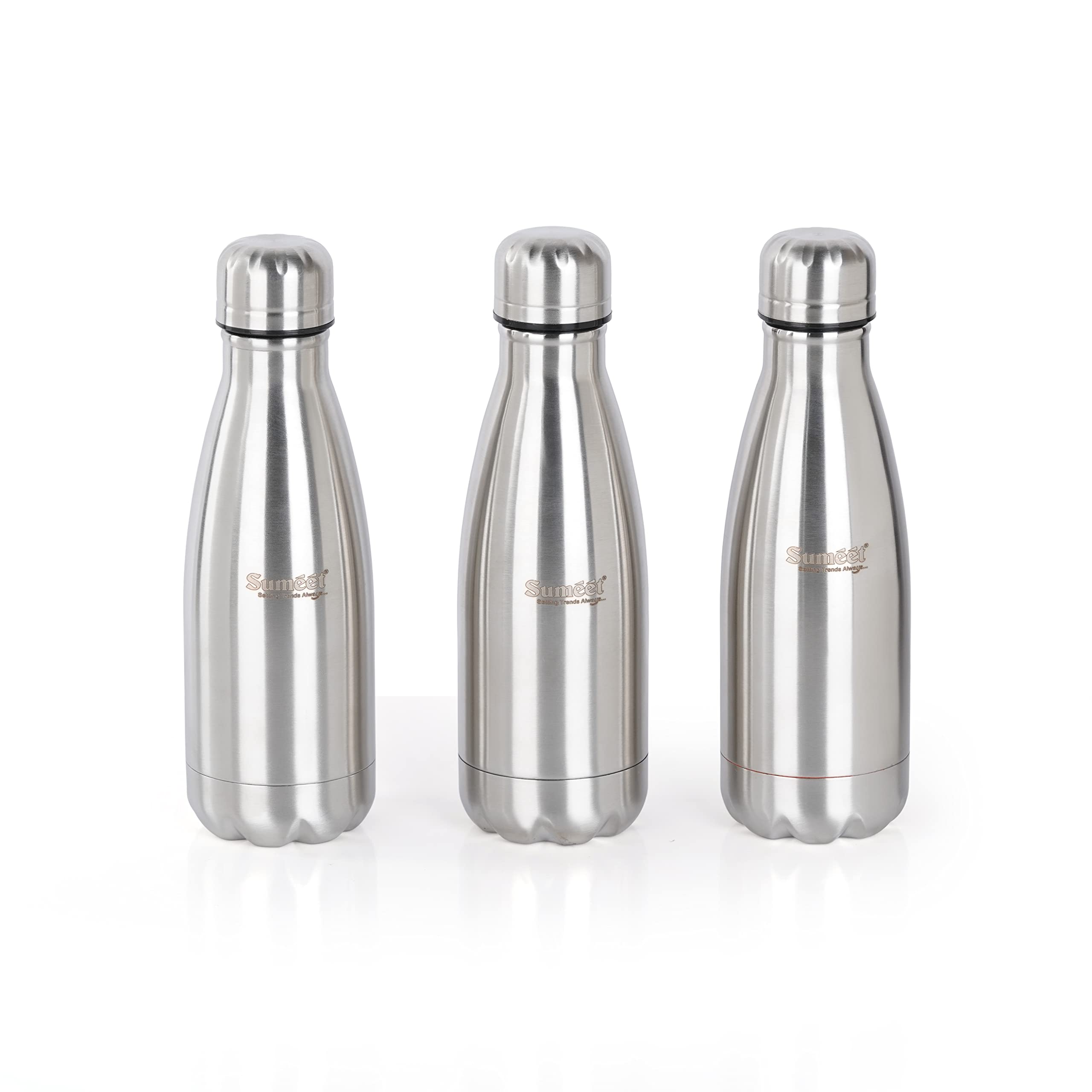 Sumeet Stainless Steel Double Walled Vacuum Flask Water Bottle 24