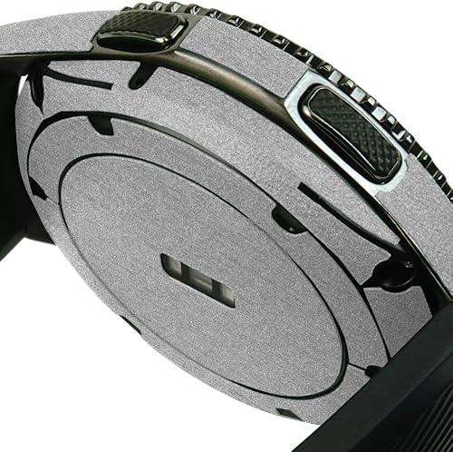 Miniatura 3 de Skinomi TechSkinProtector de visualización para Samsung Gear S3Frontier (sm-r760,46mm) + Aluminio cepillado Full Body SkinFront & Back Wrap Clear