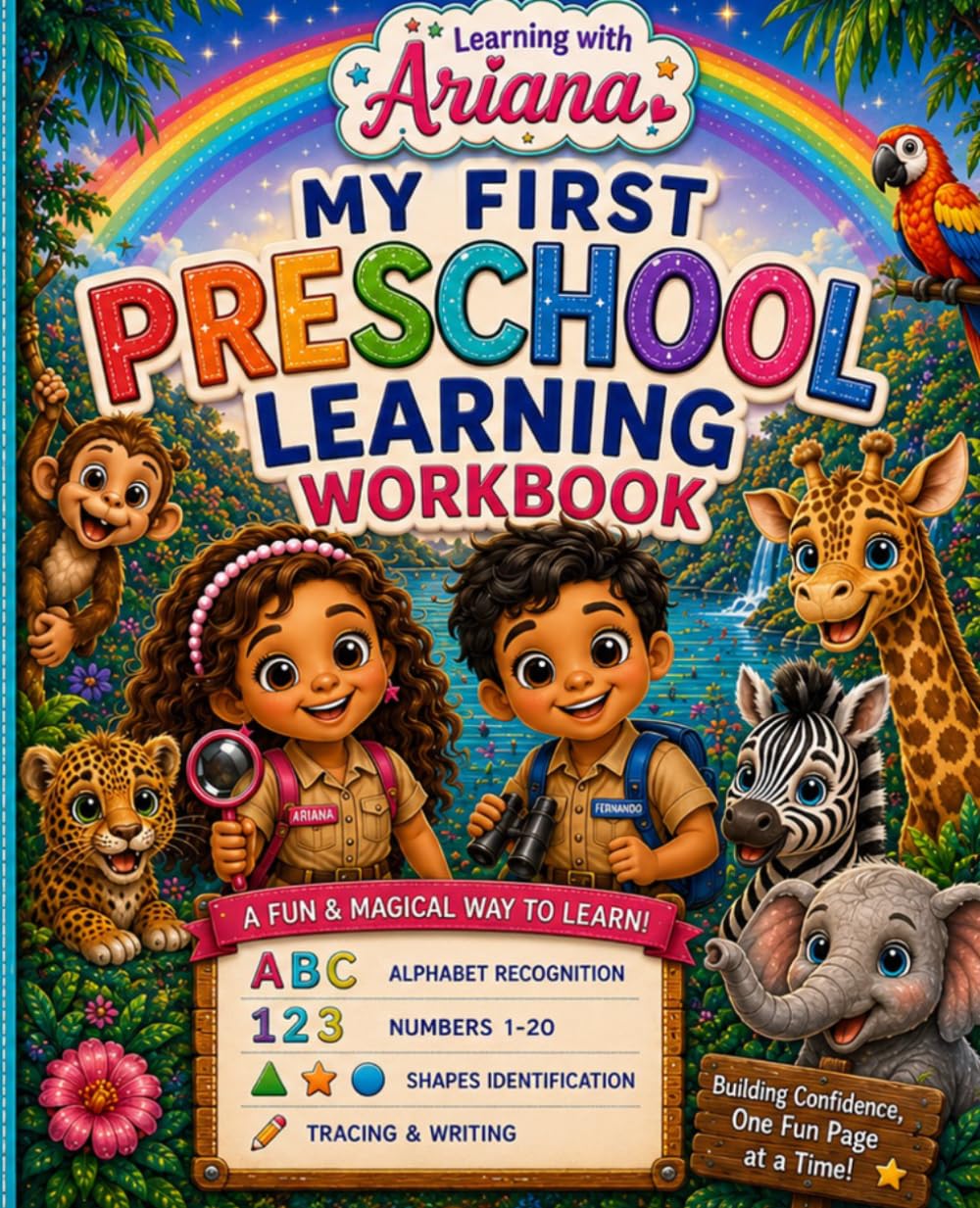 Learning With Ariana My First Preschool Work Book
