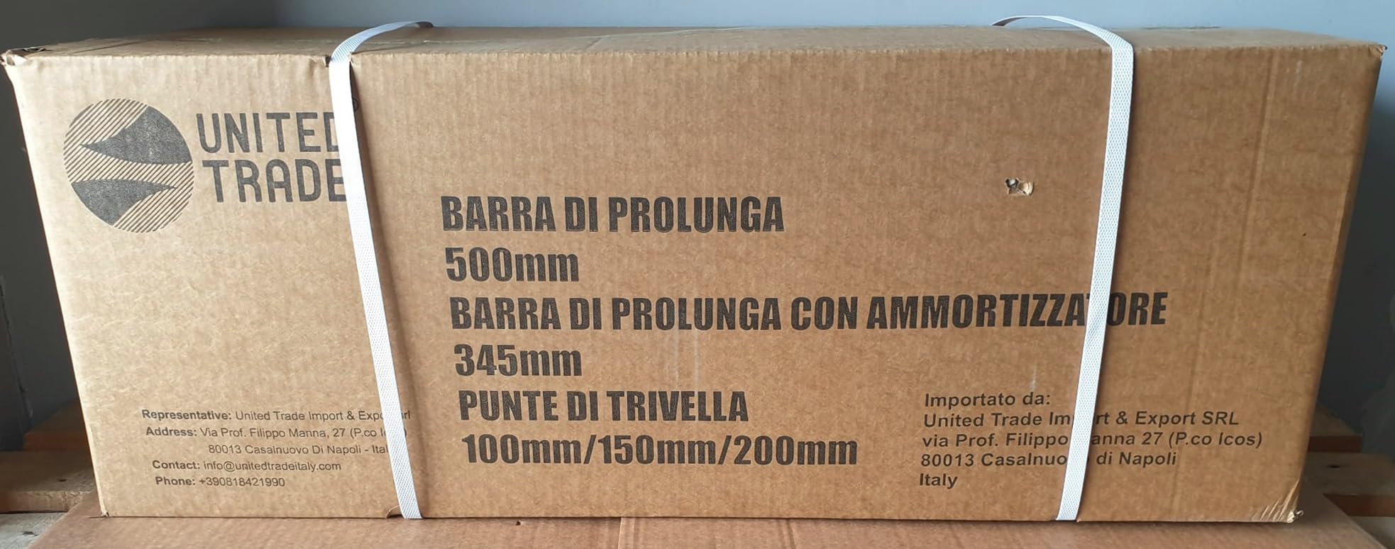 MOTOTRIVELLA AMMORTIZZATORE +PROLUNGA +OCCHIALI +CUFFIE ASCOPPIO 52ccUNITED TRADE