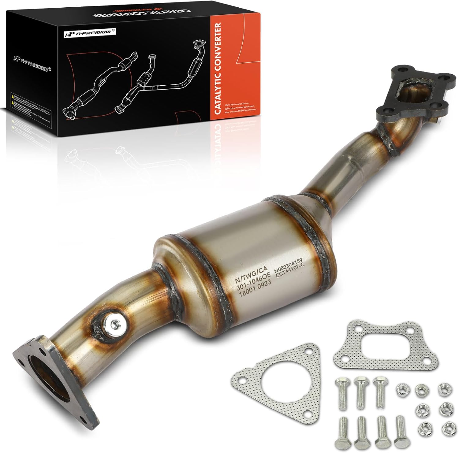 A-Premium Front Right Catalytic Converter Kit Direct-Fit Compatible with Chevrolet Colorado & GMC Canyon, 2015-2016, 3.6L, EPA Compliant