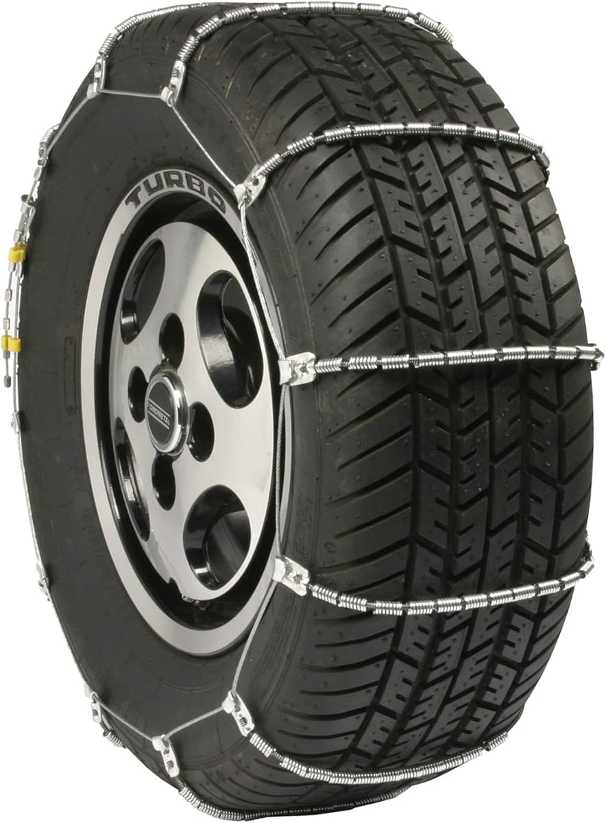 SCC SC1038 Radial Chain Cable Traction Tire Chain - Set of 2
