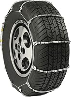SCC SC1042 Radial Chain Tire Chains - Set of 2 Cable Traction for Radial Tires, Smooth Winter Grip