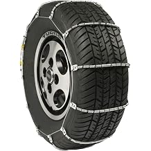 SCC SC1034 Radial Chain Cable Traction Tire Chain - Set of 2, Silver