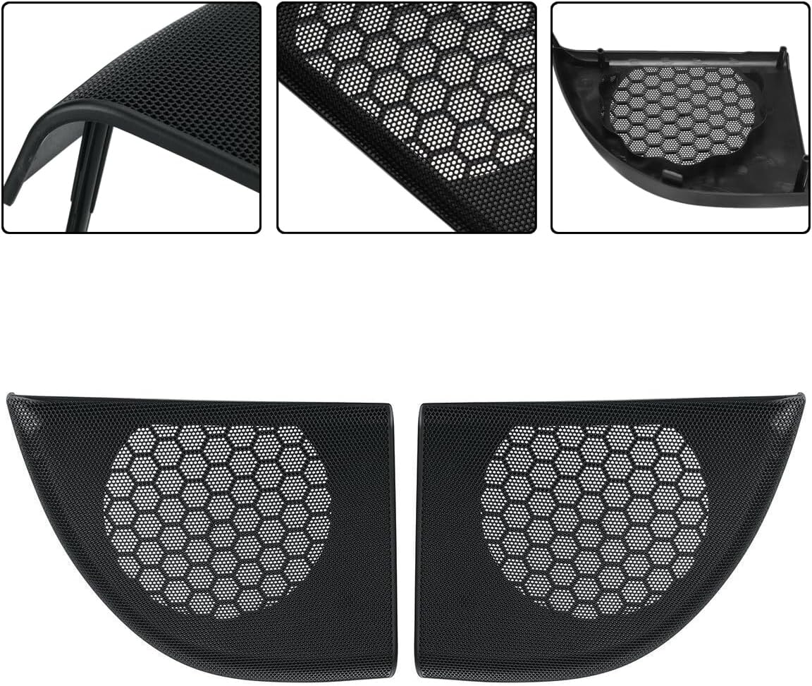 Areyourshop 2x Door Speaker Cover for BENZ C-CLASS Sportcoupe CL203 2008-2011, C-CLASS Coupe CLC-CL203 2001-2011 A20372703889051, A20372704889051