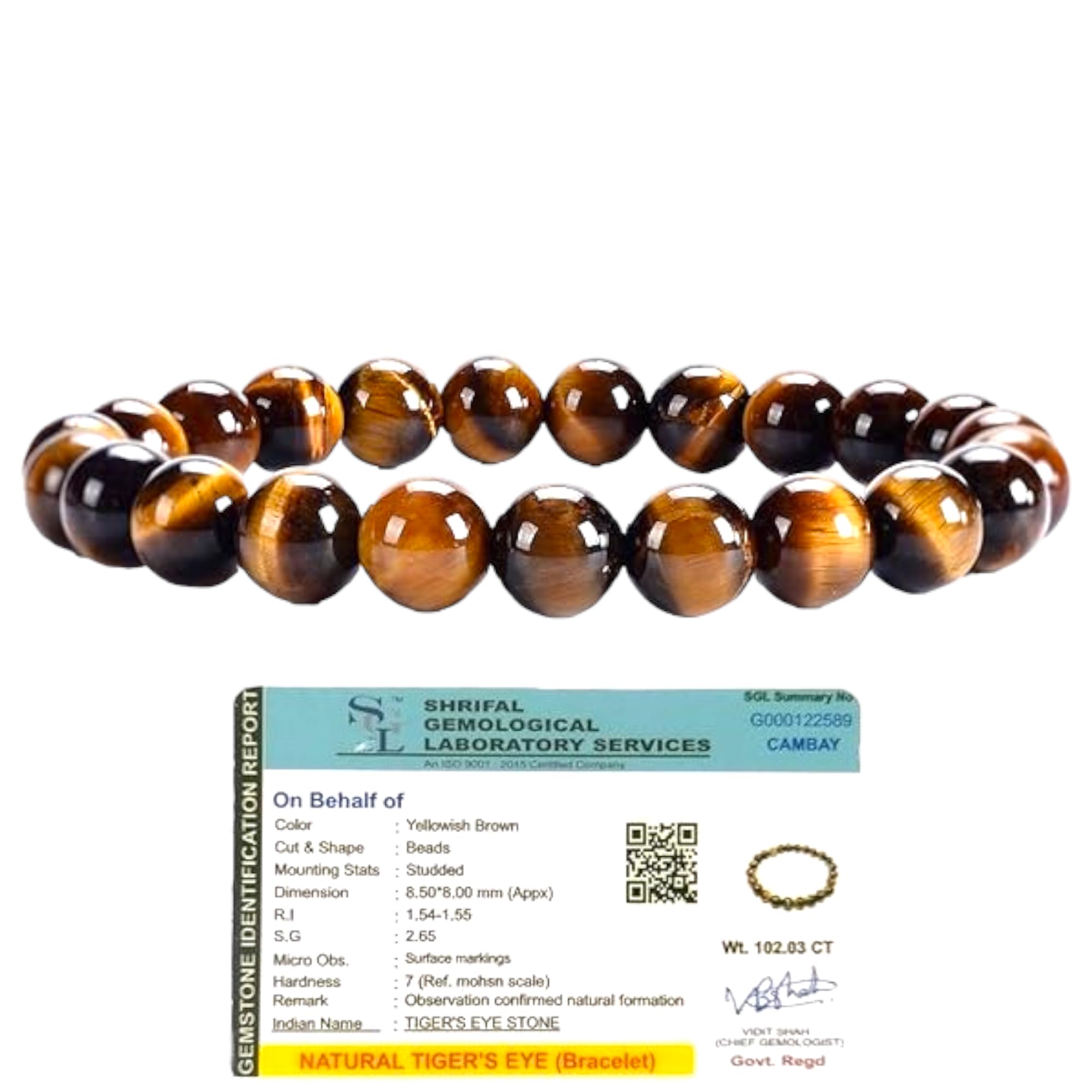 Divine Spirituals Natural Tiger Eye Bracelet Lab Certified Unisex AAA Grade 8mm Stretchable Original Real Crystal Bracelet For Abundance, Manifestation, Strength & Solar Plexus Chakra (B0D2P6CQ11) Amazon Price History, Amazon Price Tracker