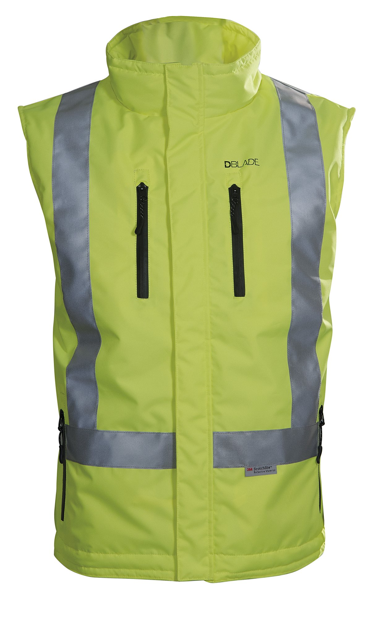 Chaleco de invierno dblade XXL evita accidentes por baja visibilidad y protege del frio extremo