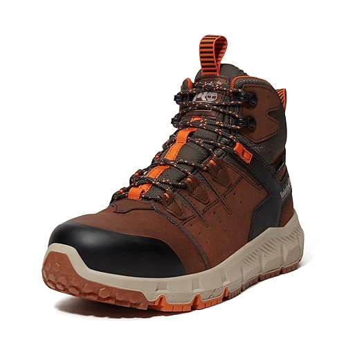 Timberland PRO Tempe, Men's, Grey, Alloy Toe,EH, WP, Slip Resistant, 6 Inch Work Boot