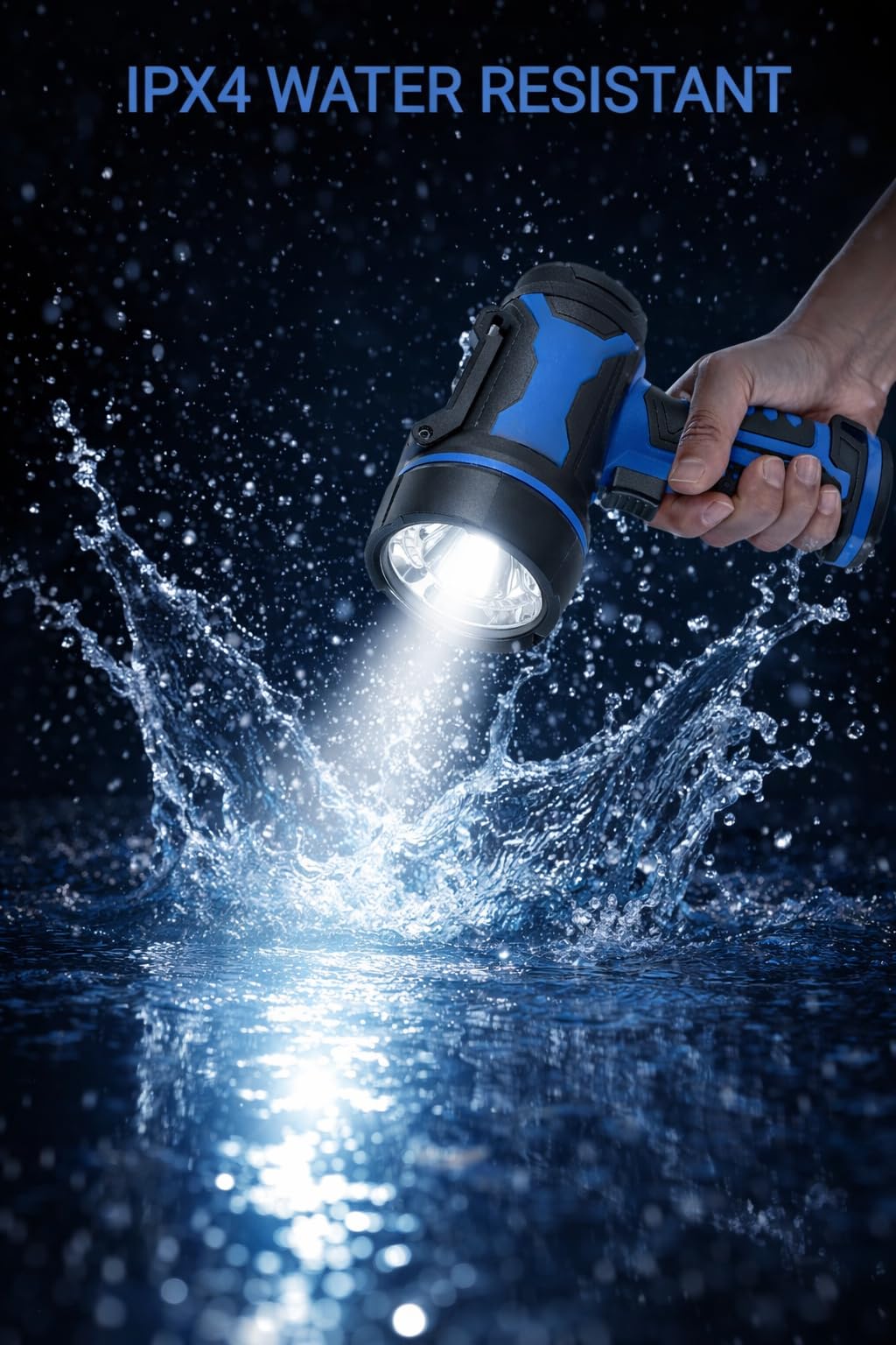 Amazon.com: Dual Power LED Spotlight Flashlight Kit, 5000 Lumens