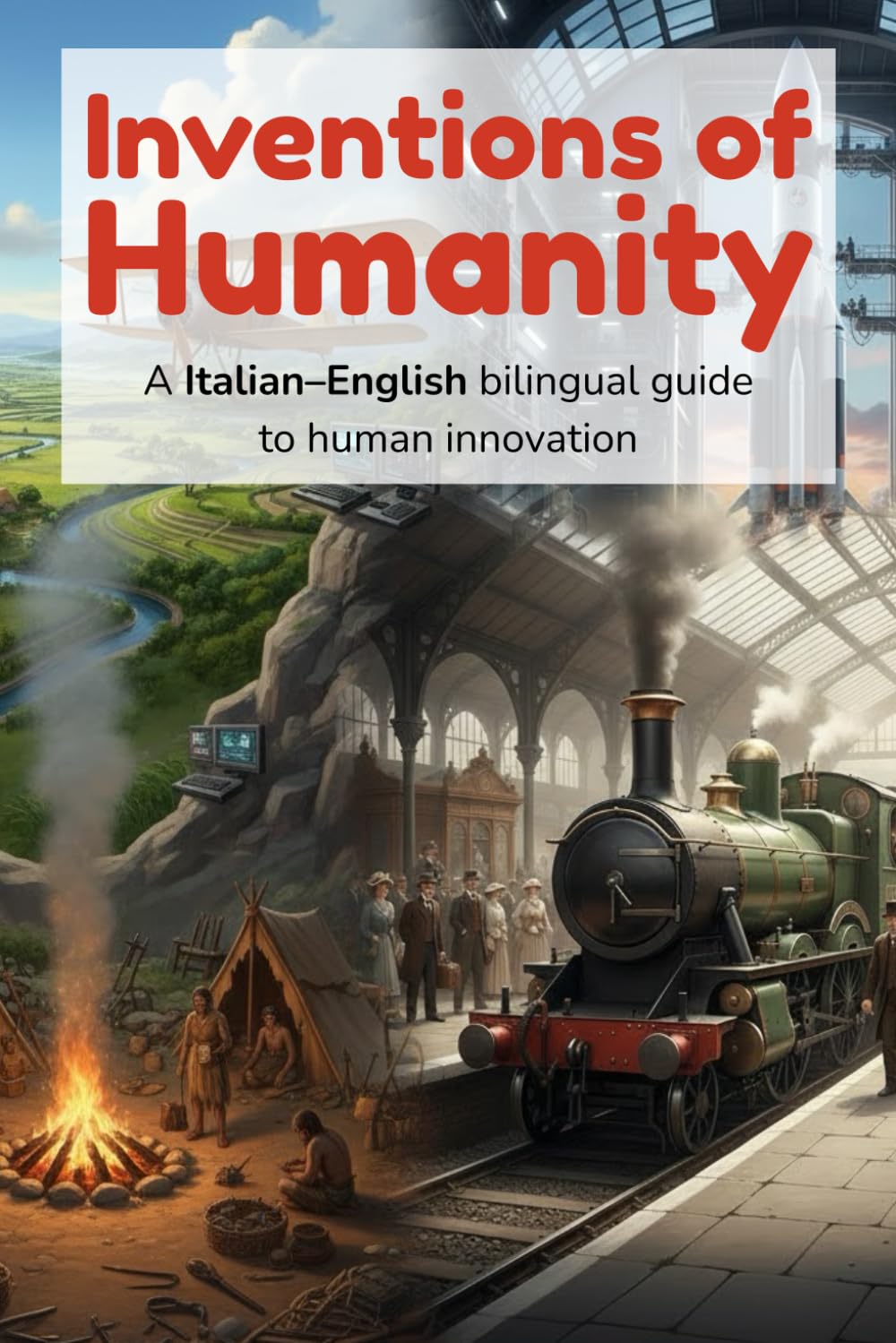 Inventions of Humanity – A Italian–English bilingual guide to human innovation: A Italian–English guide to inventions, technologies, ideas, and ... (Exploring Our World – Italian–English)