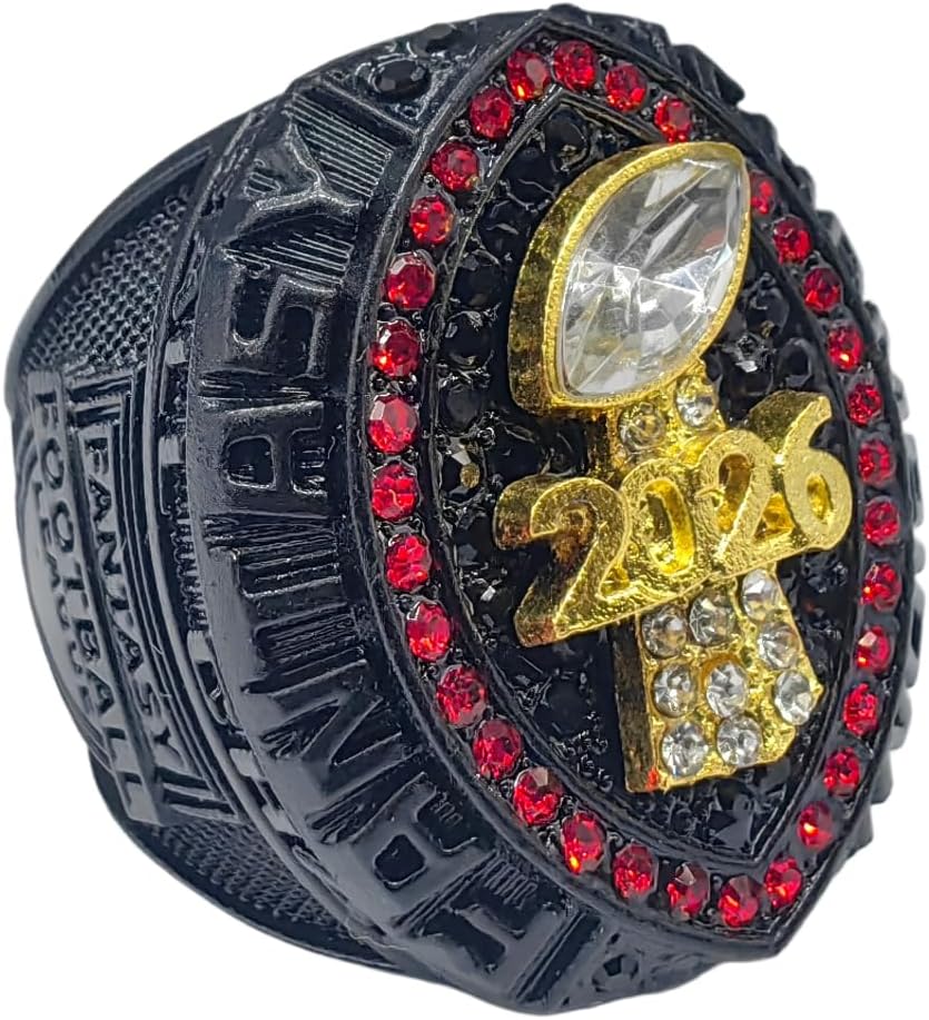 Custom 2026 Fantasy Football Championship Rings Trophy image 2